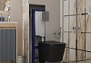 Комплект инсталляция Teymi Rapid SL с кнопкой GROHE оружейная сталь + унитаз ТОРНАДО Helmi Pro Vortex Black F17878 № 15