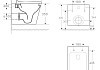 Унитаз подвесной Azario Mona безободковый 505x360x370 мм с сиденьем микролифт AZ-0057 № 8