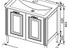 Комплект мебели для ванной Aquanet Паола 90 черная 182134 182134 № 11