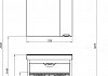 Комплект мебели для ванной Aquanet Гретта 75 светлый дуб 172218 № 39