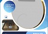 Зеркало настенное с подсветкой в ванную круглое Teymi Lina Supernova Gold D80 LED сенсор антипар T20123 T20123 № 25