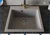 Мойка для кухни 51х51 серая матовая Teymi Lori Box T120134 № 4