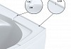 Душевая кабина Niagara Eco NG-4503-14BLACK 80х80х215 низкий поддон, стекло мозаика № 4