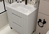 Фасад для тумбы в ванную 70см Teymi Ревна цвет белый волна T60982 T60982 № 5