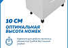 Тумба напольная с раковиной для ванной 70 см Teymi Ревна фасад белый волна раковина Ritta 70 F18311 № 13