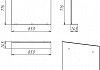 Зеркало Grossman ТЕНЗА-85 см с полкой веллингтон 208501 208501 № 4