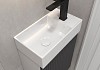 Фасад для тумбы в ванную 40см Teymi Бьёрке цвет графит волна T60947 T60947 № 5