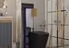 Комплект инсталляция Teymi Rapid SL с кнопкой GROHE золото глянец + унитаз Solli Black F17608 № 14