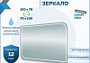 Зеркало настенное с подсветкой в ванную Teymi Lempi Pro 100х70 LED сенсор T20266 T20266 № 11