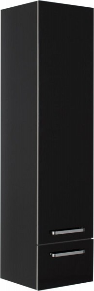 Шкаф-пенал Aquanet Сиена 40 L подвесной, черный