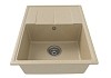 Мойка для кухни 62х48 бежевая матовая Teymi Hanna Smart T120115 № 9