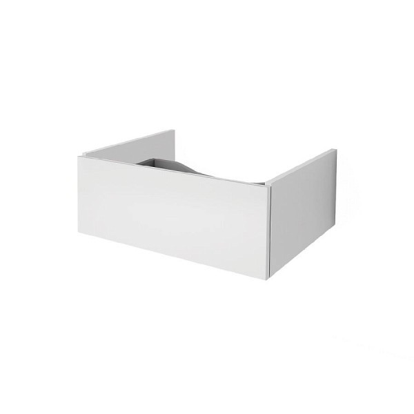 Ящик Dreja Box, 60 см, подвесной, для стеклянной столешницы Line, 1 ящик, push-to-open, белый глянец 99.9100