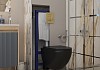 Комплект инсталляция Teymi Rapid SL с кнопкой GROHE золото матовое + унитаз Lina S Black F17490 № 14