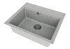 Мойка для кухни 60х51 серая матовая Teymi Lori Maxi T120122 № 12