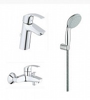 Превью фото Душевой комплект Grohe Eurosmart 124470 для ванны с душем № 1