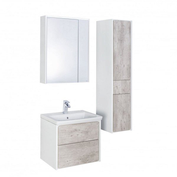 Мебель для ванной Roca Ronda 60 белый матовый/бетон