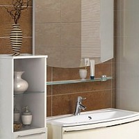 Превью фото Полка Акватон Севилья 80 стеклянная 1A124803SE010 № 1