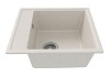 Мойка для кухни 42х48 белая матовая Teymi Helmi Smart T120109 № 7