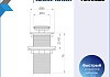 Донный клапан для раковины с переливом Teymi Ritta хром T140125 № 13