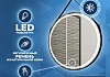 Зеркало настенное с подсветкой в ванную круглое Teymi Tiko D65 LED сенсор черный кожаный ремень T20903S T20903S № 2