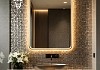 Зеркало настенное с подсветкой в ванную Teymi Edlen Gold 600х800 LED сенсор T20724 T20724 № 2