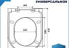Сиденье для унитаза Teymi S40810 (совместимо T40810; T40811) быстросъемное, микролифт № 8