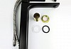 Смеситель для раковины высокий черный матовый Teymi Lori T10260 № 14