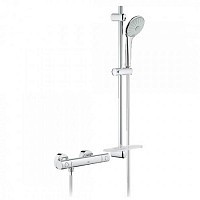 Превью фото Grohe Термостат для душа Grohtherm 1000 Cosmopolitan с душевым гарнитуром 34286001 № 1