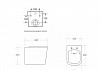 Комплект инсталляция Teymi Rapid SL с кнопкой GROHE хром + унитаз ТОРНАДО Helmi Vortex F17544 № 18