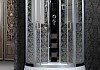 Душевая кабина Niagara Lux 7710B хром, черный № 2