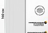 Шторка на ванну Teymi Timo 70х140, прозрачное закаленное стекло, профиль хром, веревка для сушки одежды в комплекте F10112 № 15