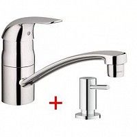 Превью фото Смеситель для кухни Grohe Euroeco 124122 № 1