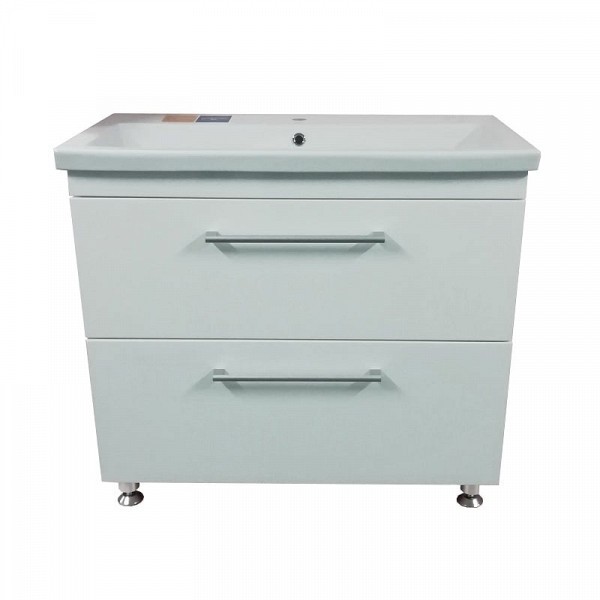 Стиль Loranto Тумба Модерн 90/2Н 900x850x435 с раковиной Como 90
