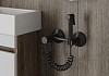 Смеситель с гигиеническим душем черный матовый Teymi Martta T10269 № 5