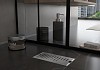 Трап для душа с сухим затвором вертикальный выпуск Teymi Helmi 10х20 c решеткой нержавеющая сталь T90325 № 5