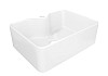 Тумба подвесная с раковиной для ванной 55 см Teymi Ritta корпус дуб фасад белый раковина Helmi Mini 41 F15029 № 13
