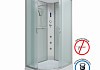 Душевая кабина Niagara Classic 100x80x215 средний поддон, матовое стекло 330844RF № 2