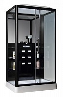 Превью фото Душевая кабина Loranto Selak CS 127-3A R 90x120x215 см черная № 1