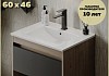 Раковина для ванной мебельная на тумбу Teymi Ritta 60 белая T51002
