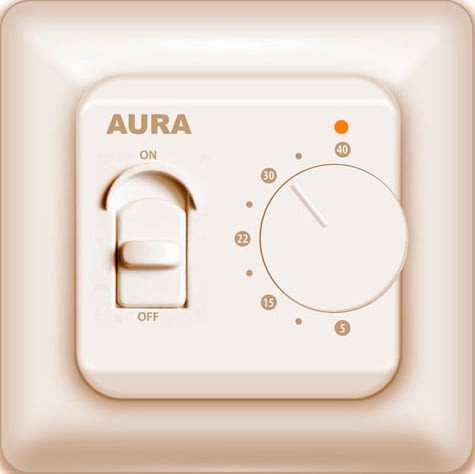 купить Терморегулятор Aura Technology LTC 230 кремовый для квартиры и дома