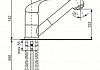 Смеситель для кухни Ulgran U-002 (342) графитовый № 3
