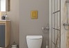 Комплект инсталляция Teymi Rapid SL с кнопкой GROHE золото глянец унитаз ТОРНАДО подвесной безободковый Lina Vortex 3 пок F17813 № 17
