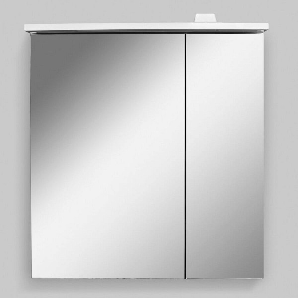 Зеркальный шкаф Am.Pm Spirit V2.0 60 L с LED-подсветкой, белый глянец