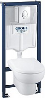 Превью фото Комплект Grohe Solido 39191000 Унитаз подвесной + инсталляция + кнопка № 1