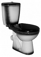 Превью фото Унитаз-компакт Rosa Евро чёрный Вн УнЧ11 № 1