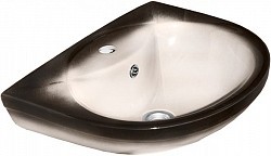 Превью фото Раковина Rosa Комфорт чёрная № 1