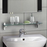 Превью фото Полка Акватон Ария 50 стеклянная 1A140403AA010 № 1