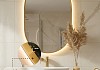 Зеркало настенное с подсветкой в ванную Teymi Vitra Gold 600х900 LED сенсор T20720 T20720 № 4