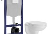 Комплект инсталляция Teymi Rapid SL с кнопкой GROHE белая + унитаз Hanna F17582 № 19