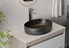 Раковина для ванной накладная Teymi Valma 50 черный мрамор T53102 № 5